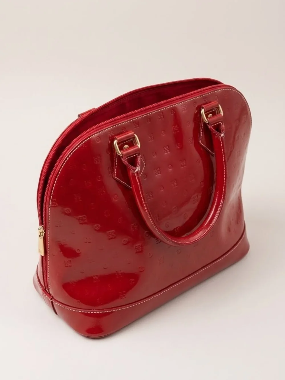 Arcadia Red Patent Leather Purse